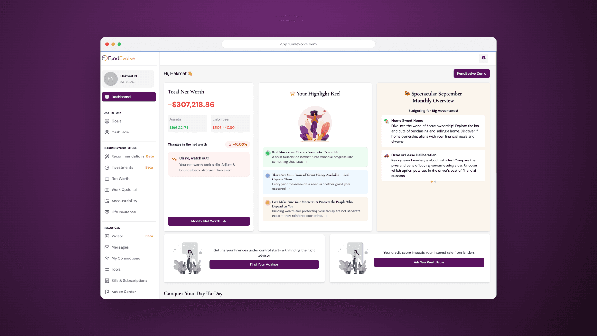 FundEvolve preview